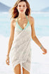Cotton jacquard beach dress